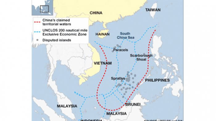 Cina mengingatkan AS untuk tidak mencampuri urusan konflik maritim di Laut Cina Selatan