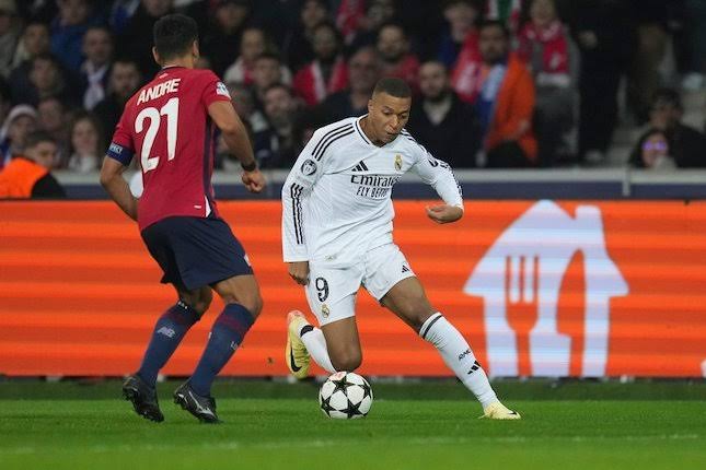 Ethan Mbappe Pimpin Selebrasi Kemenangan Lille Atas Real Madrid